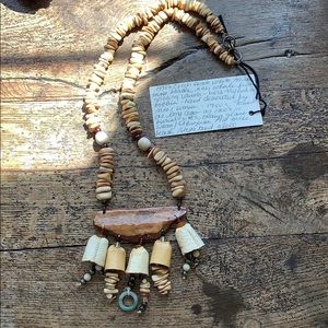 Linda Ford African Trade Bead Mali Necklace